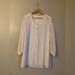 VTG Victoria’s Secret Sleep Shirt Gold Label Feels Like Silk? Cream 90s Bridal
